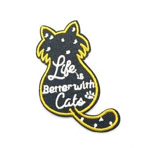 Cat Iron On Patch